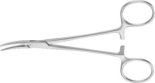 CRILE (BABY) Щипцы кровоостанавливающие, изогнутые, 140 mm (5 1/2"), тонкие, зубчатые
